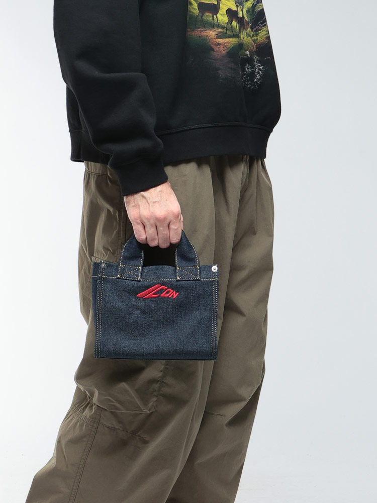 DSQUARED2 (ディースクエアード) ICONロゴ デニム ミニバッグ