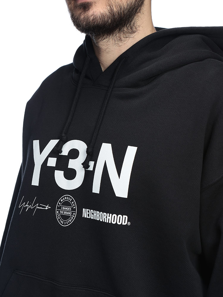 Y-3 (ワイスリー) NEIGHBORHOOD コラボ ロゴ プリント スウェット プル