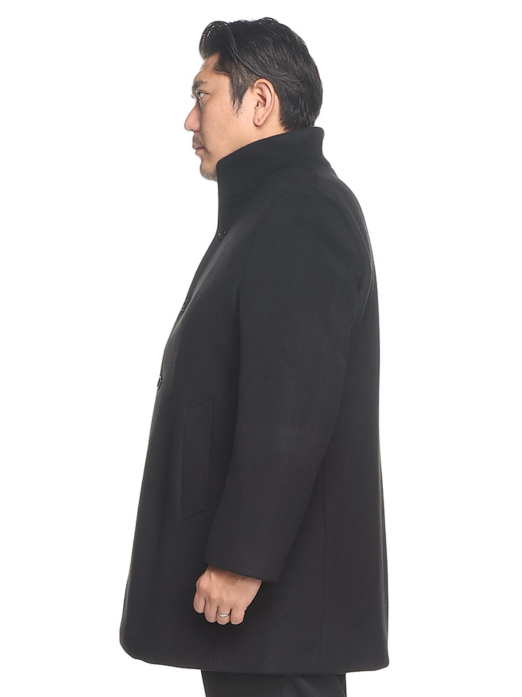 ふわかるWOOLLY+ PREMIUM ストレッチ 軽量 シングル チェスターコート