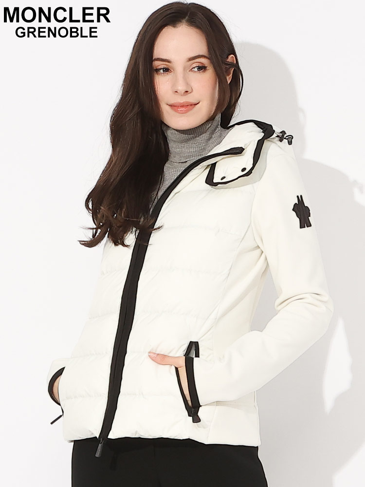 MONCLER (モンクレール) フード着脱 フロントダウン 裏フリース