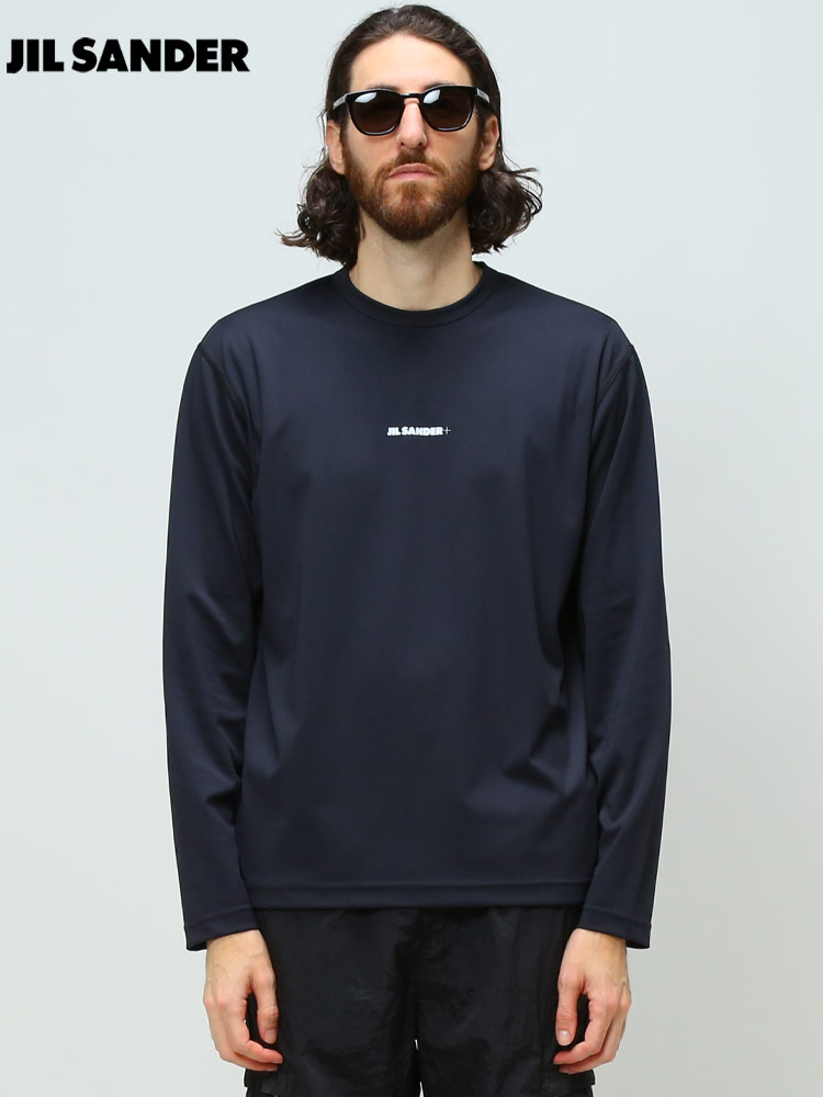 JILSANDER ジルサンダー ブランド メンズ Tシャツ 長袖 ミニ ロゴ