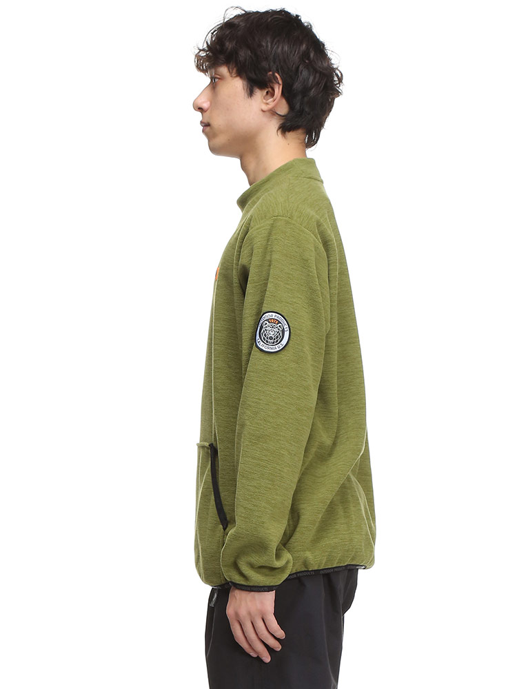 OUTDOOR PRODUCTS (アウトドアプロダクツ) 流し杢 ハイネック フリース