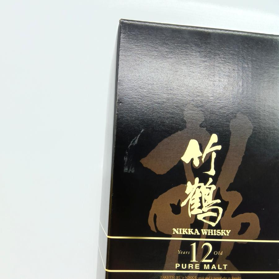 ニッカ ピュアモルト ウイスキー 竹鶴12年 角瓶 40% 660ml ギフト