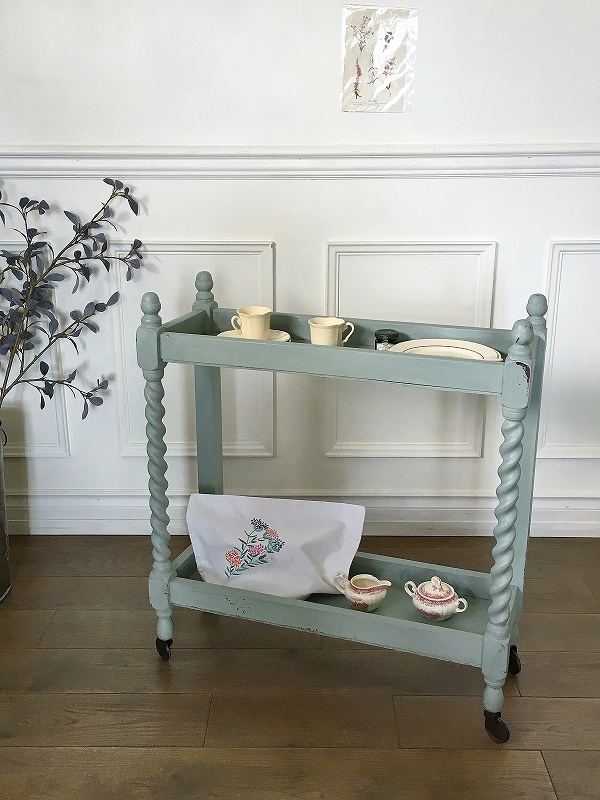 木製キッチンワゴンはかわいいアンティークネットショップfufunetF20-0121