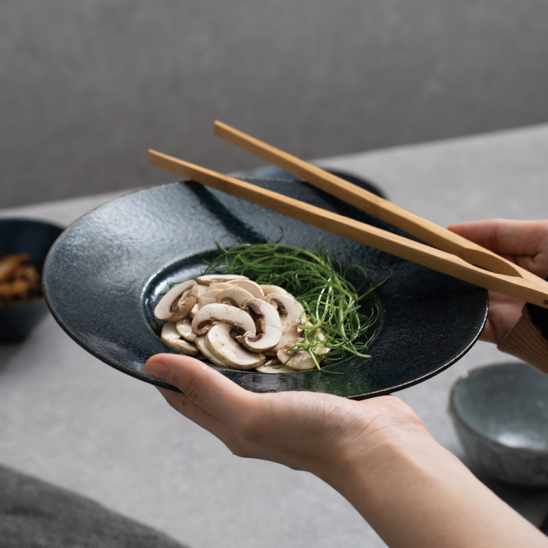 青藍 リムプレート24cm – 皿・プレート – 一流レストラン愛用 モダン和