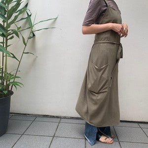 EP-003】 エプロン KHAKI | Salon de Vi2