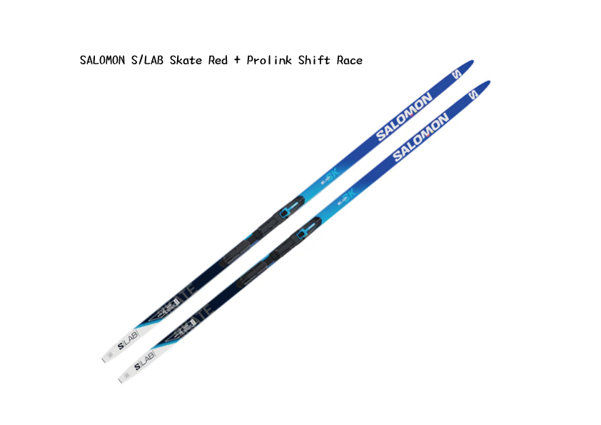 SALOMON S/LAB Skate Red + Prolink Shift Race - サッポロスキッド