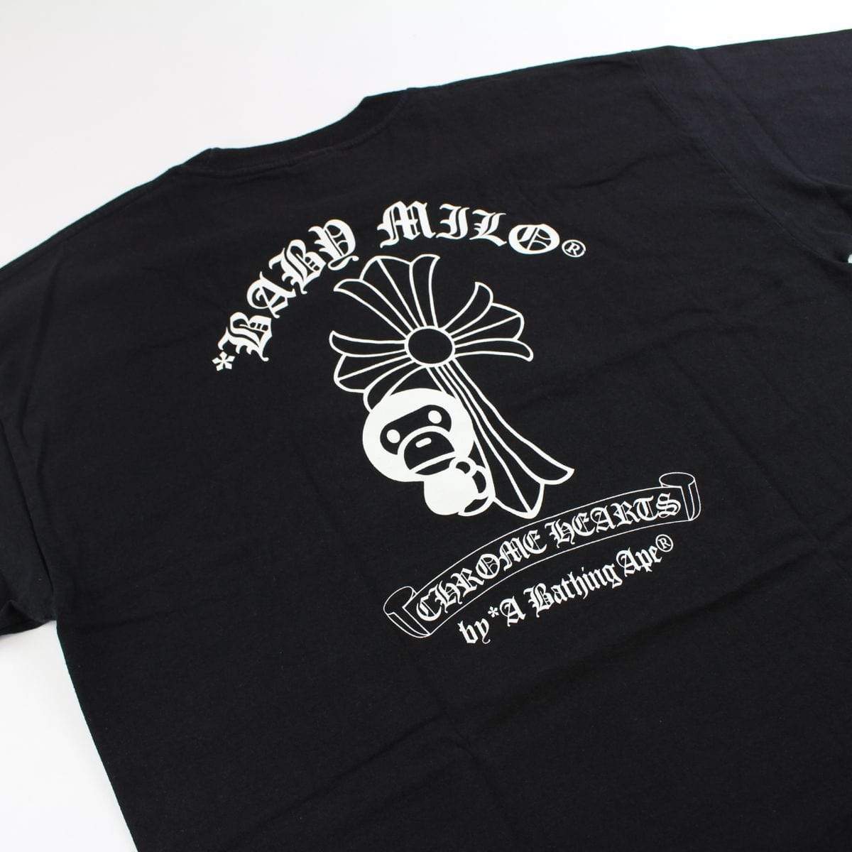 Bape x Chrome Hearts Big Ape Logo Tee Black – SARUGENERAL