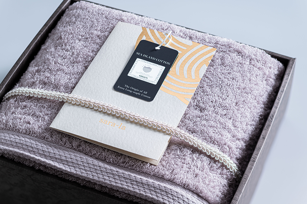 sara-la「礼-rei-」バスタオル1枚 奇跡の綿花・アメリカンシー