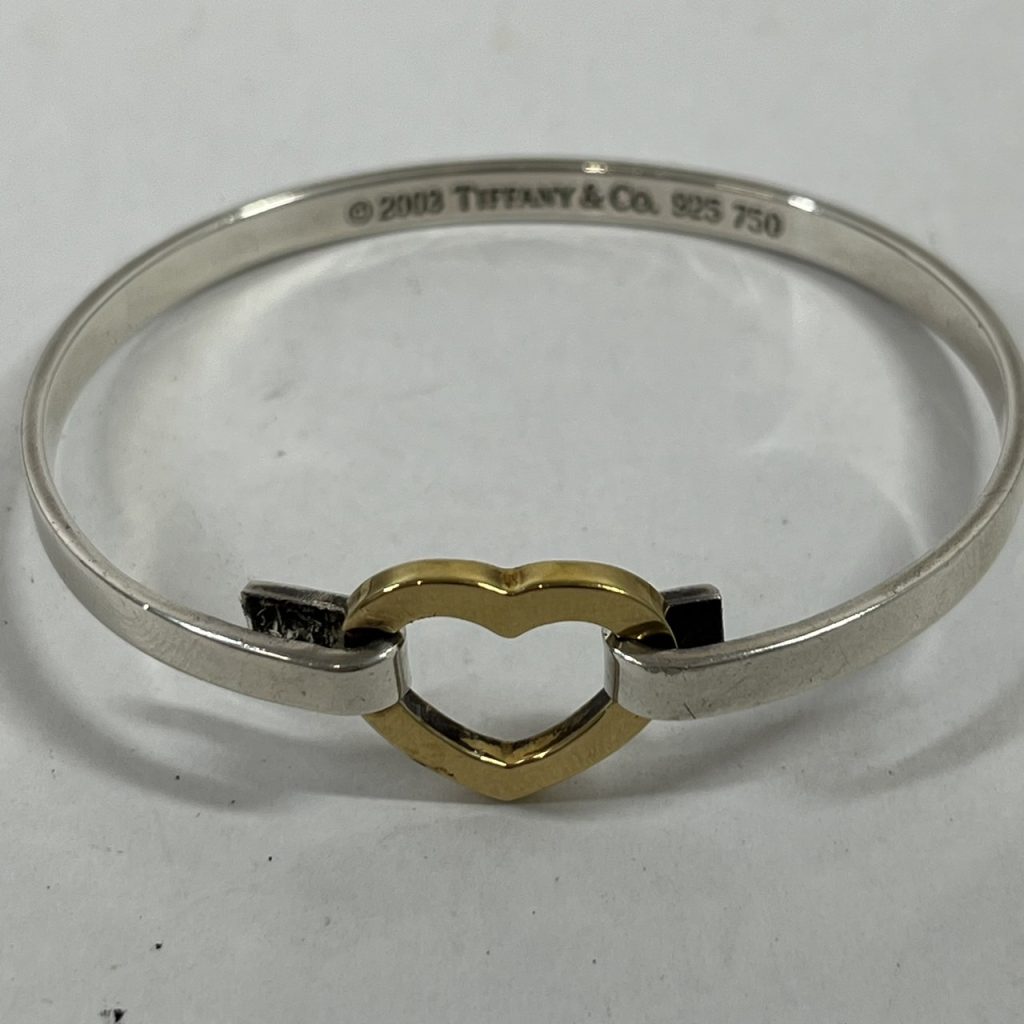 TIFFANY&Co. ティファニー K18Sv925ハートバングルの買取実績 | 買取