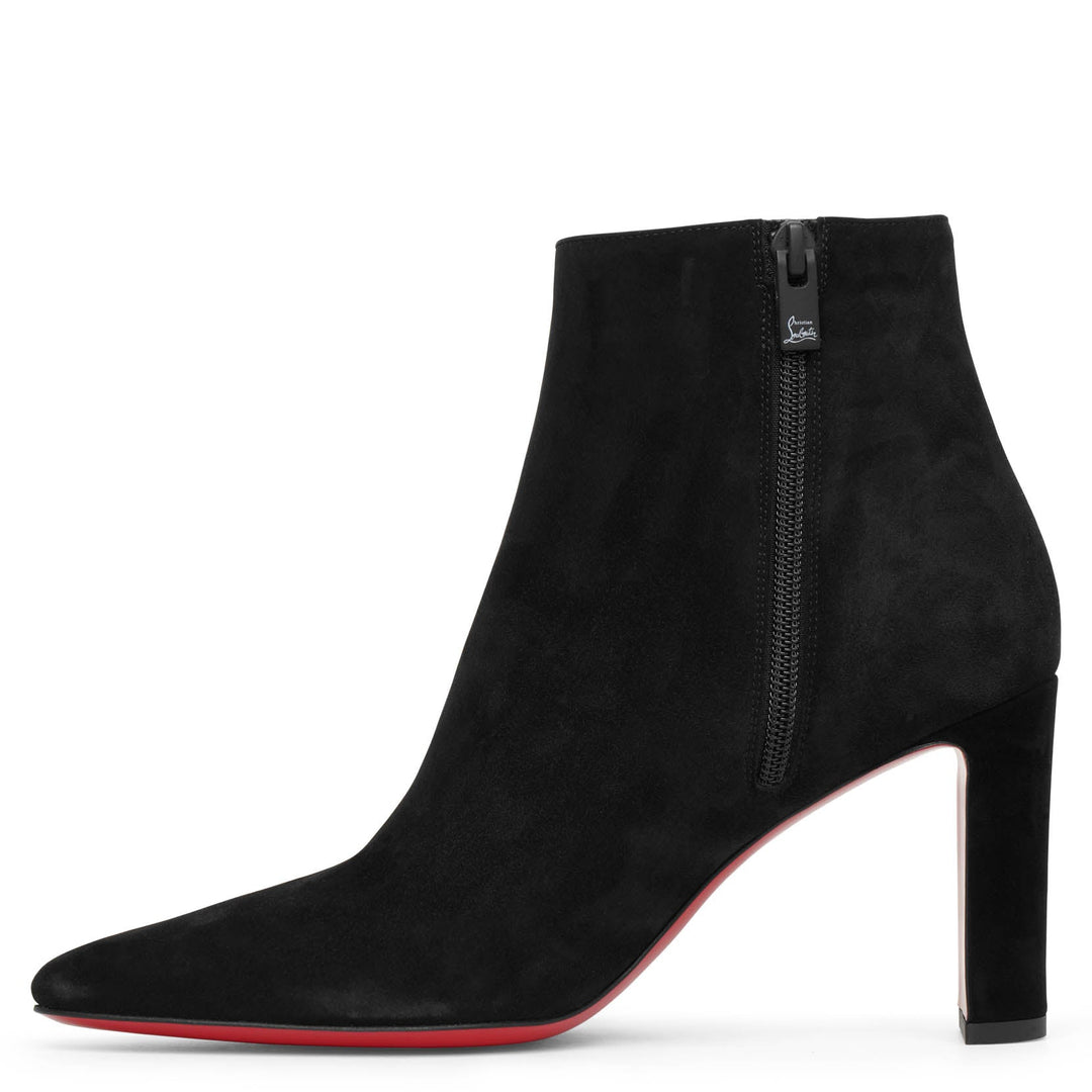 Christian Louboutin | Suprabooty 85 black suede ankle boots