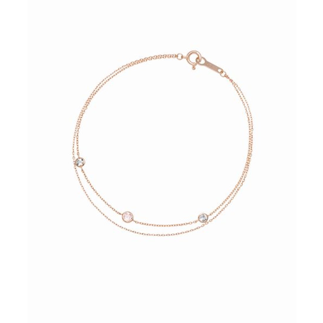 ヨンドシー 4℃ K10ピンクゴールド ブレスレット （ピンクゴールド