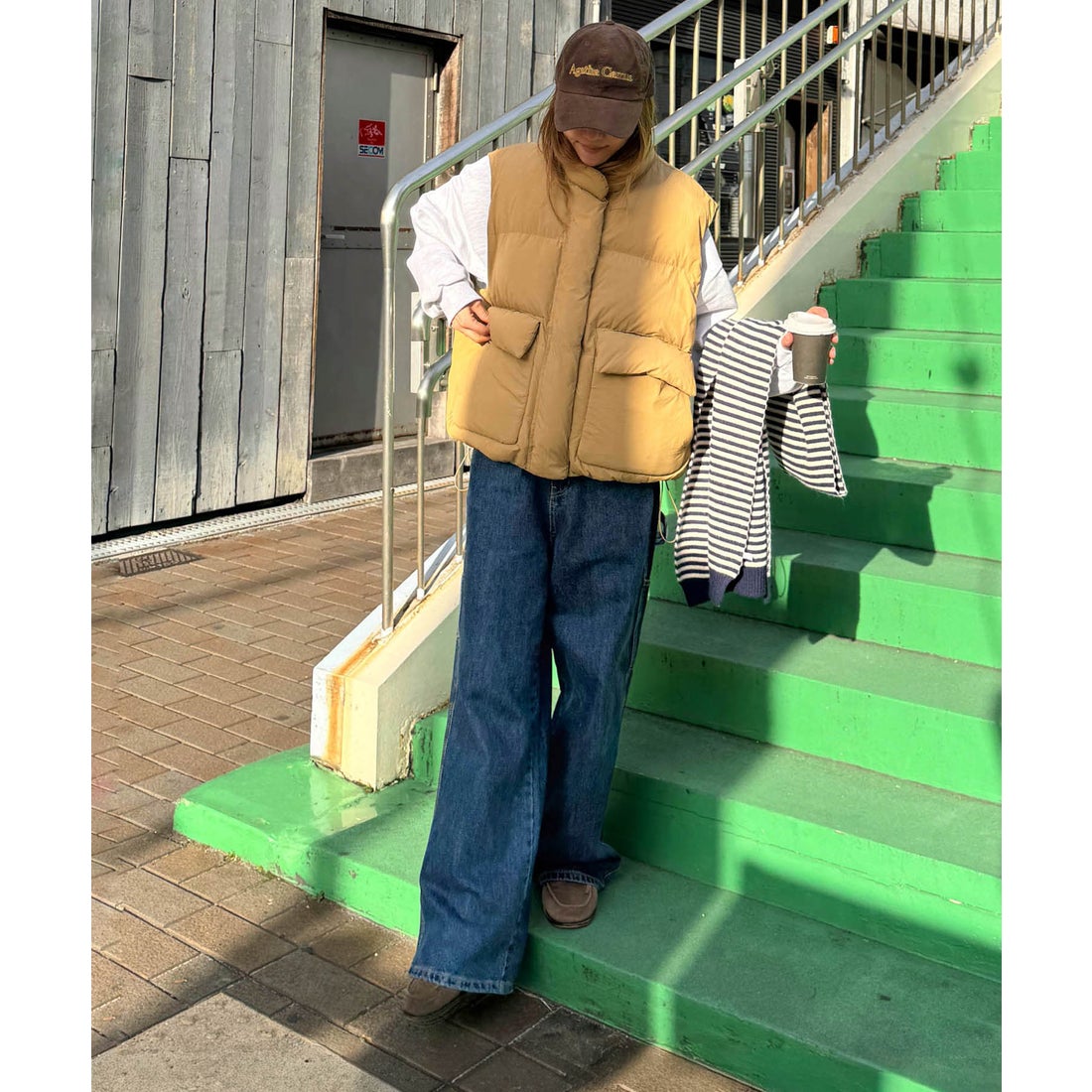 キャナルジーン CANAL JEAN El mar ペインターデニムパンツ