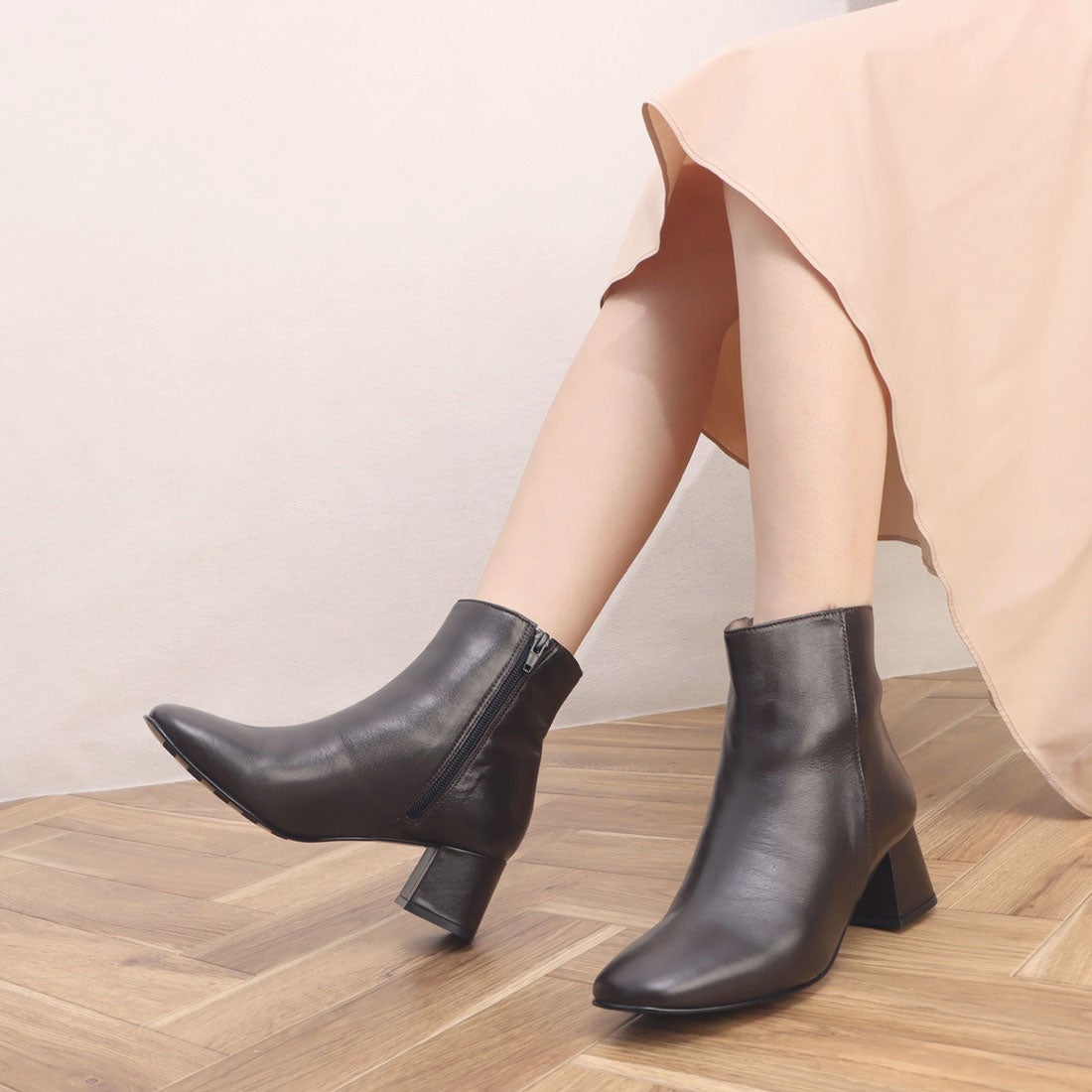 コルソローマ ノーヴェ CORSO ROMA 9 ショートブーツ （ブラック