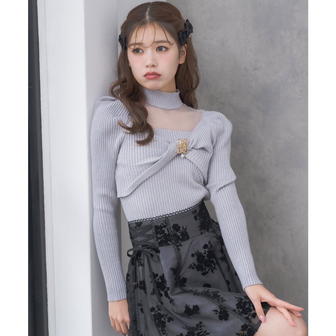 クチュールバイロジータ couture BY ROJITA シアーデコルテツイスト