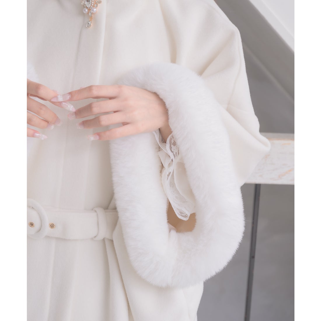 クチュールバイロジータ couture BY ROJITA ファーケープコート