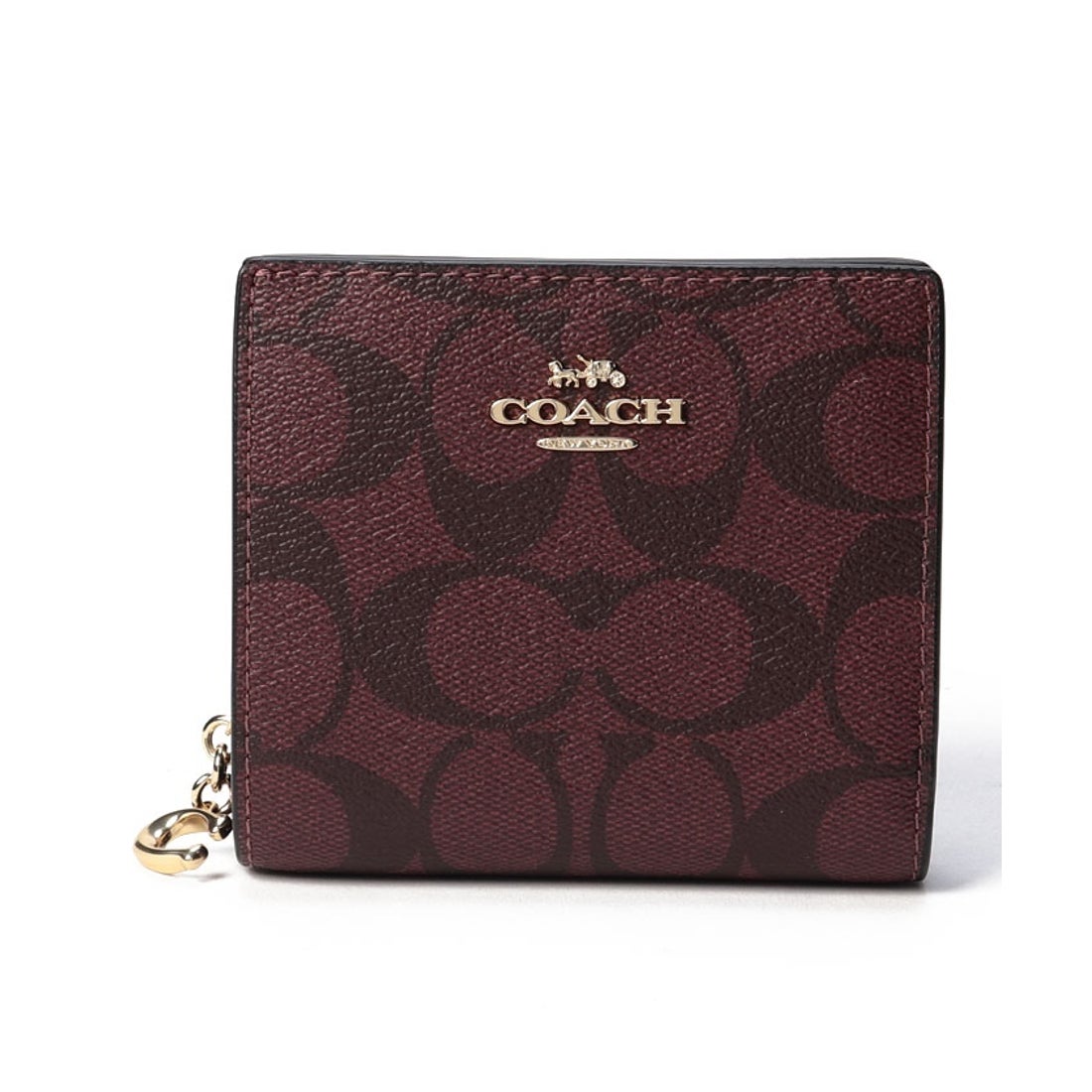 コーチ COACH COACH コーチ C3309 二つ折り財布 （ワインレッド