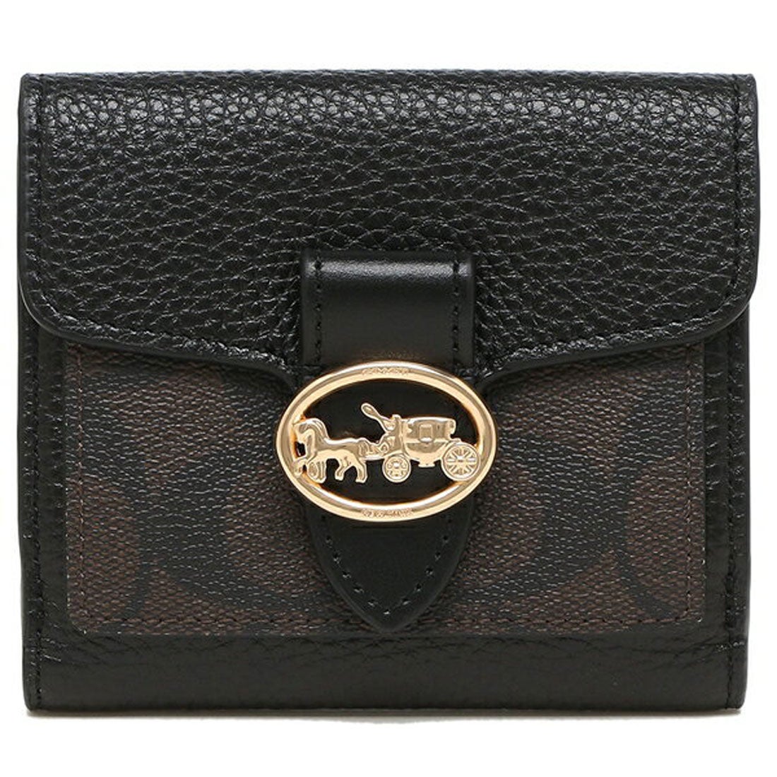 コーチ COACH 財布 二つ折り財布 アウトレット シグネチャーキャンバス