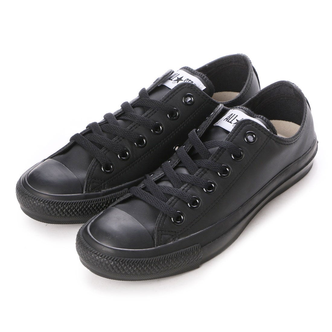 □コンバース CONVERSE 1C049 レザーオールスター OX （ブラック