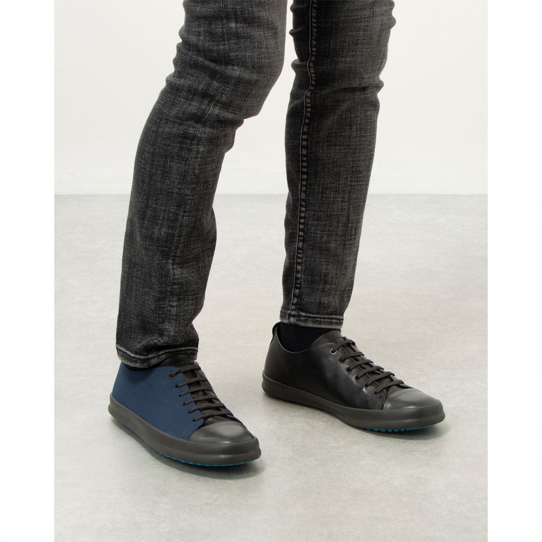 カンペール CAMPER [カンペール] TWINS / レザースニーカー （ブラック