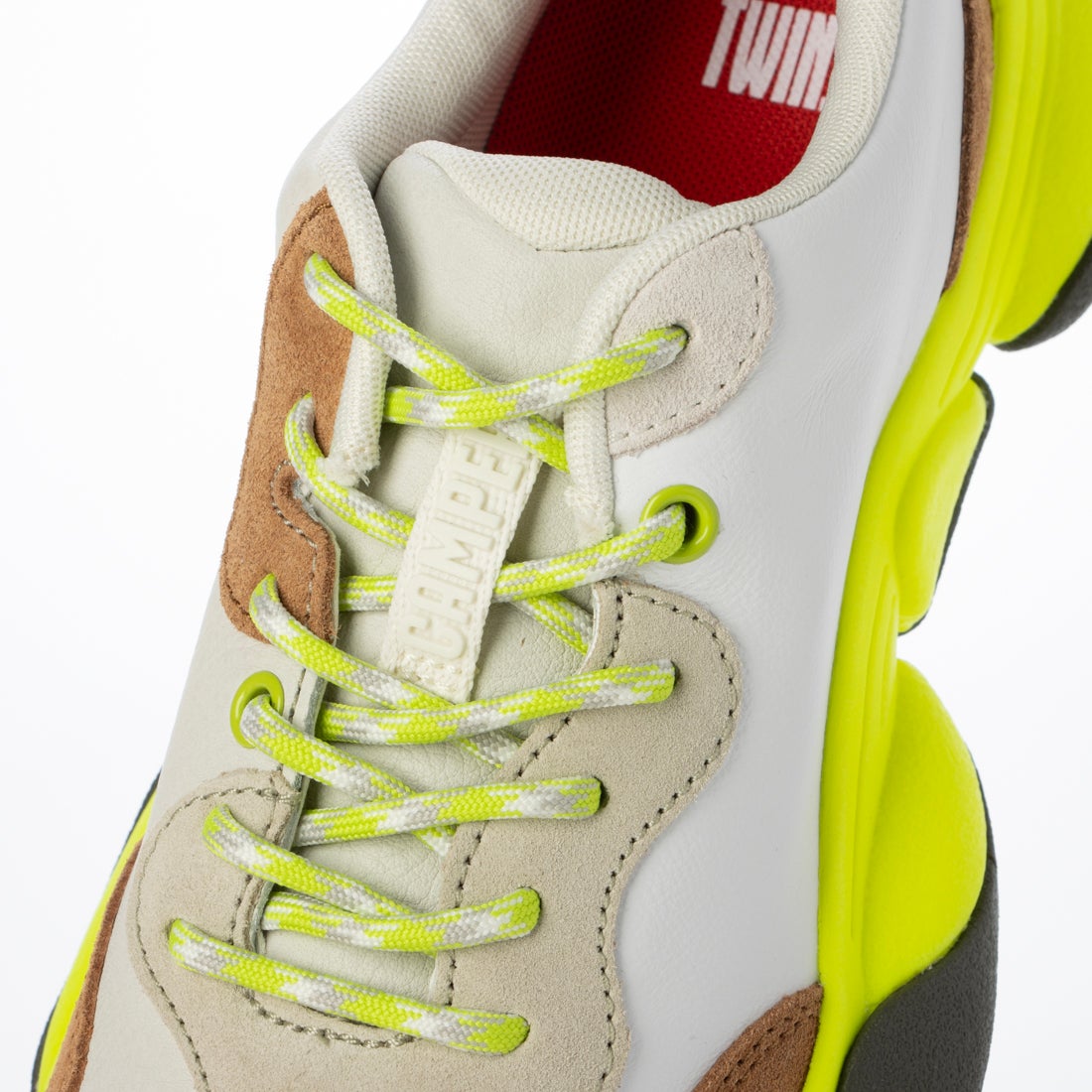 カンペール CAMPER TWINS / レザースニーカー （ホワイト） -靴