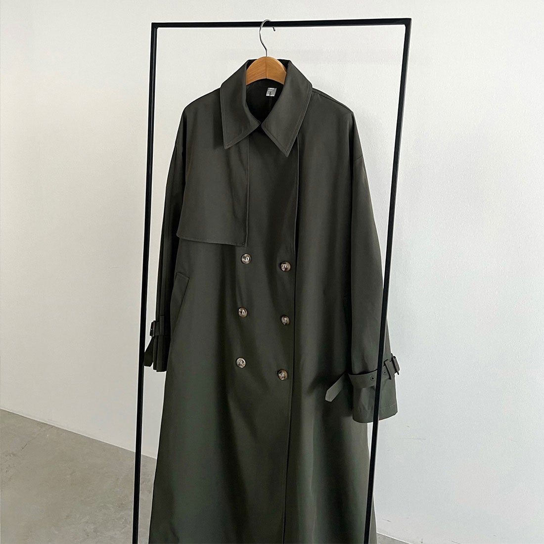 カラウティア callautia callautia オーバートレンチコート （ダーク