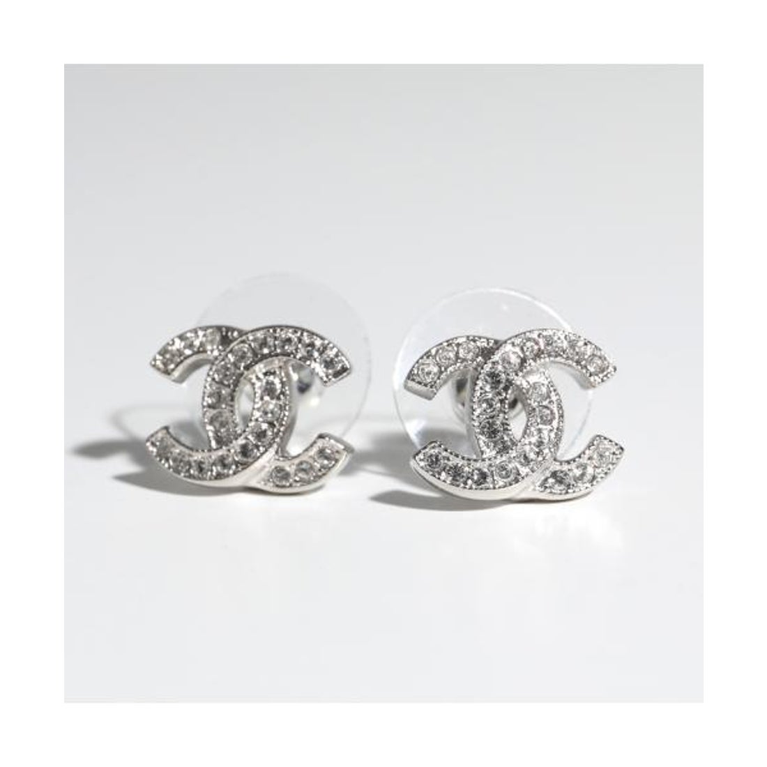 シャネル CHANEL CHANEL ピアス ABE100 Y02003 ラインストーン ココ