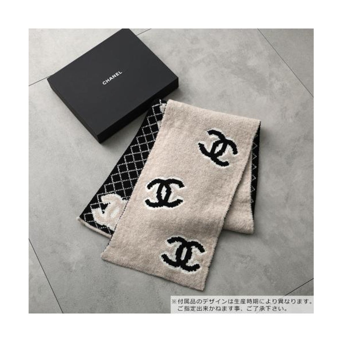 シャネル CHANEL CHANEL マフラー AA8451 B08891 リバーシブル （NJ731