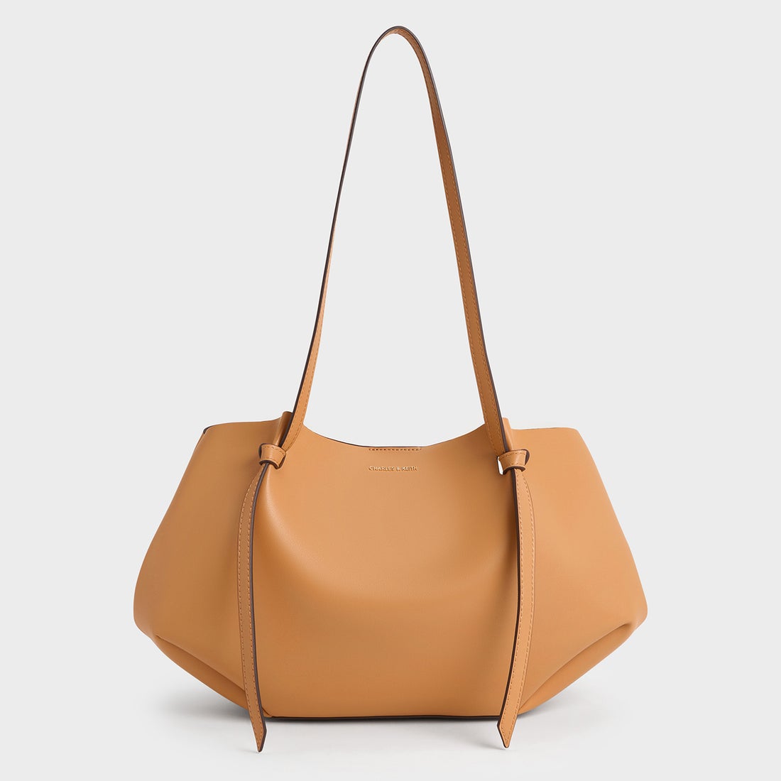 CHARLES & KEITH Calla カルラ トートバッグ【再入荷】（Toffee