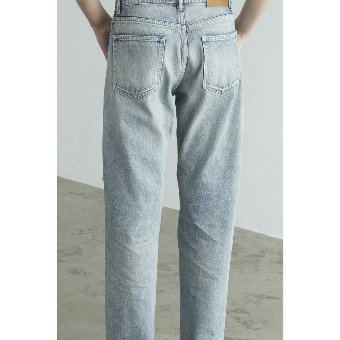 クラネ CLANE CRASH DENIM PANTS （BLUE） - ファッション通販