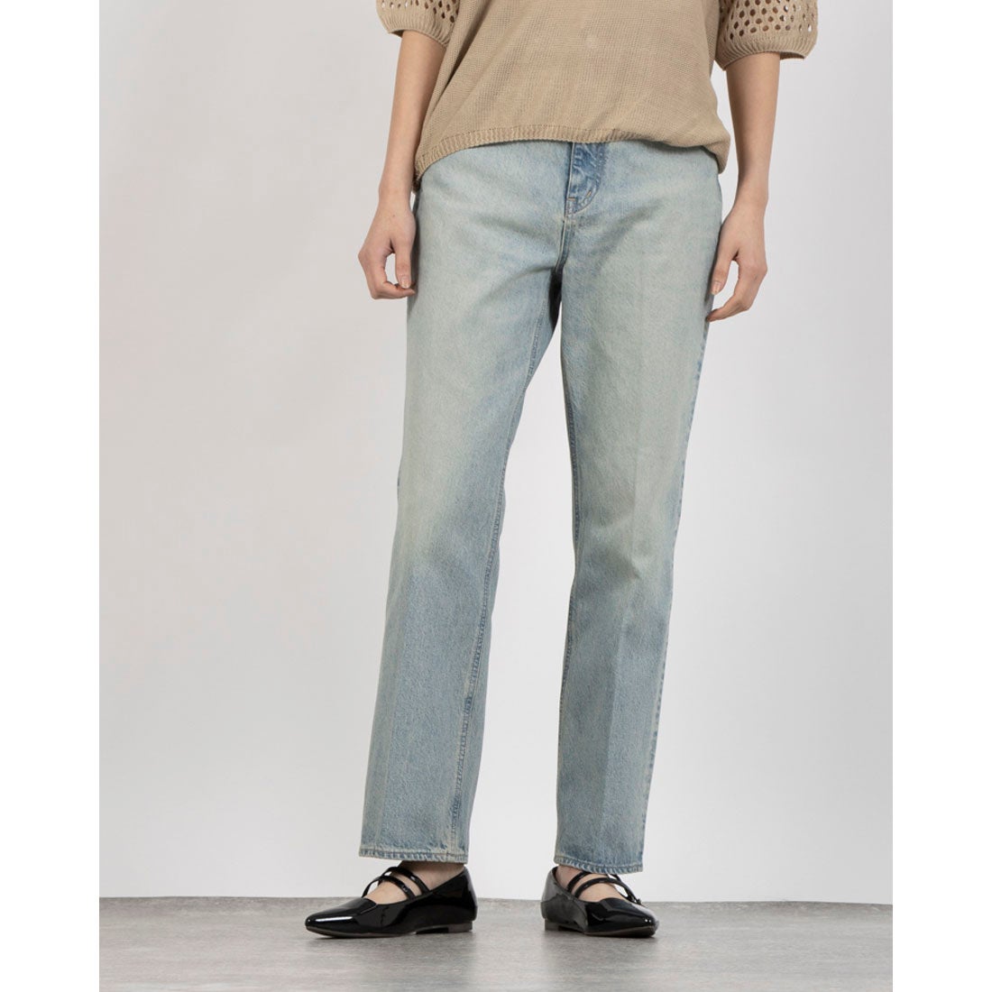 クラネ CLANE RING DENIM PANTS （ICE BLUE） - ファッション通販
