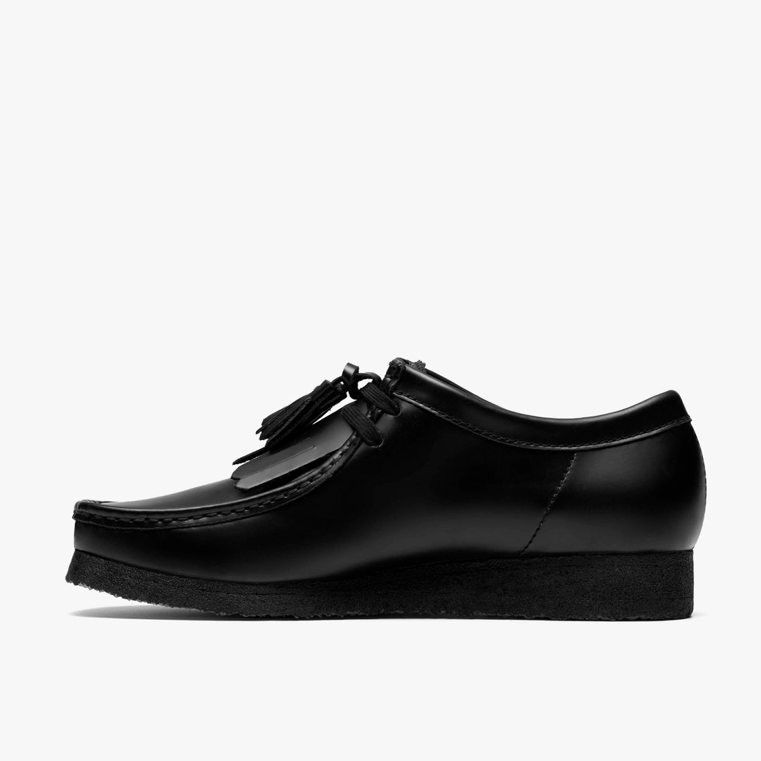Wallabee / メンズ ワラビー （ブラックハイシャインレザー） -Clarks