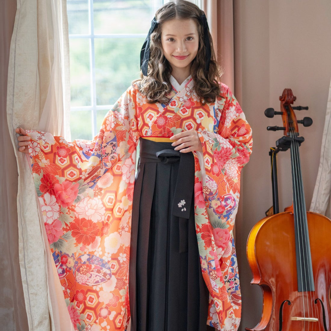 キャサリンコテージ Catherine Cottage 簡単着付けの袴セット （華こっ