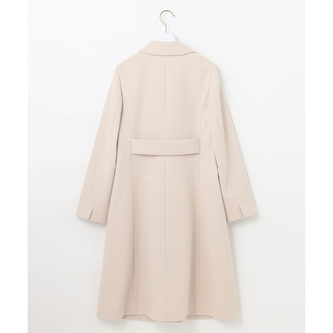 ANY SIS ウールライクレディ チェスターコート （アイボリーベージュ