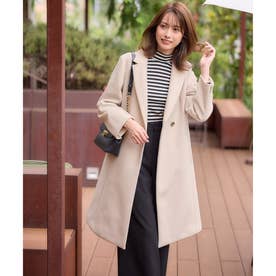 ANY SIS ウールライクレディ チェスターコート （アイボリーベージュ