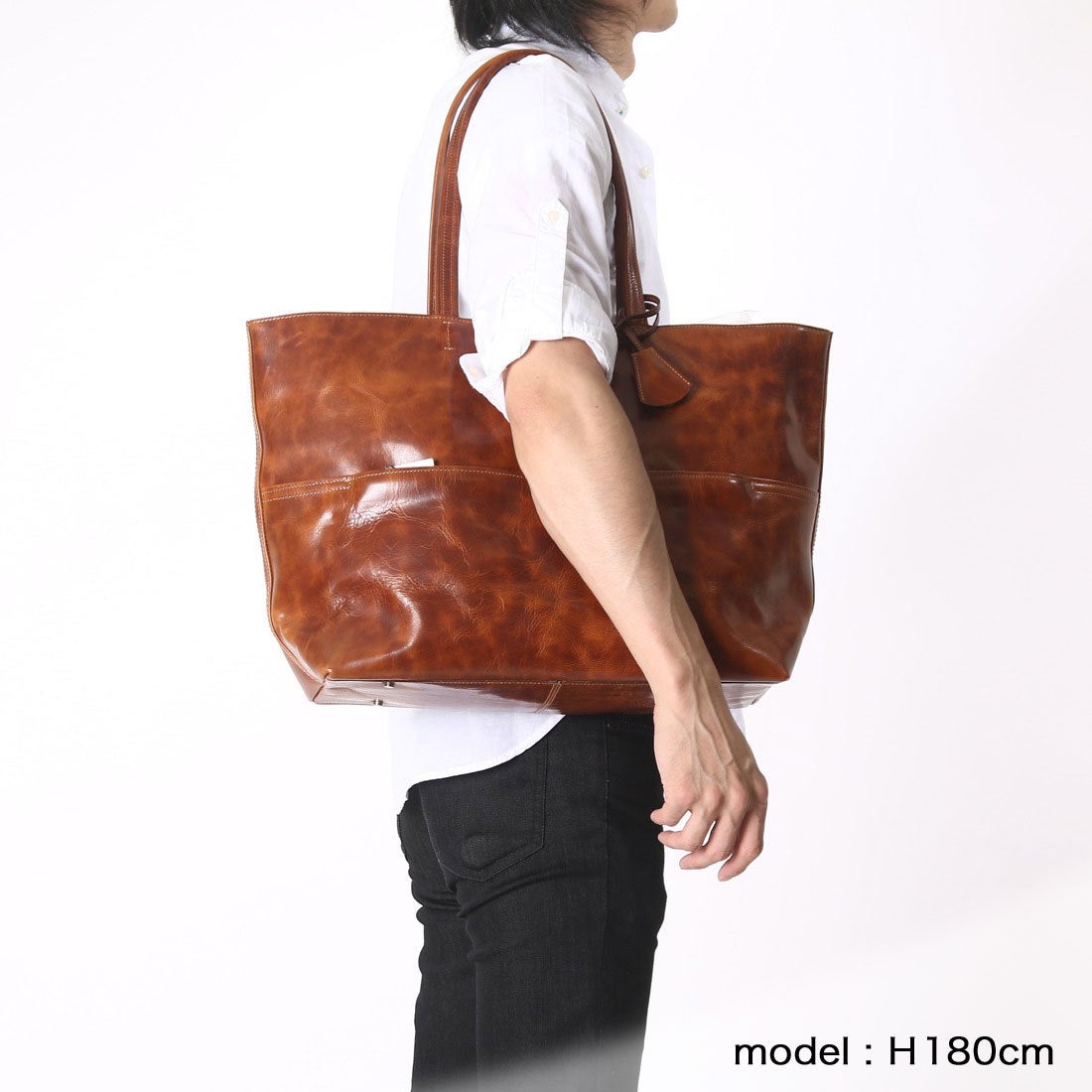 アニアリ aniary ニューアイディアルレザートート （キャメル） -靴