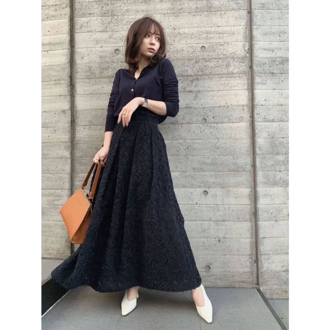 アニュアンス anuans ワンハンドルバッグ （BLACK） -ファッション通販