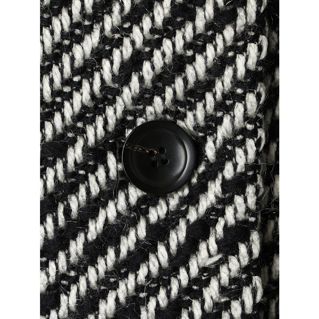 アニュアンス anuans ツイードウールジャケットコート （BLACK） -靴