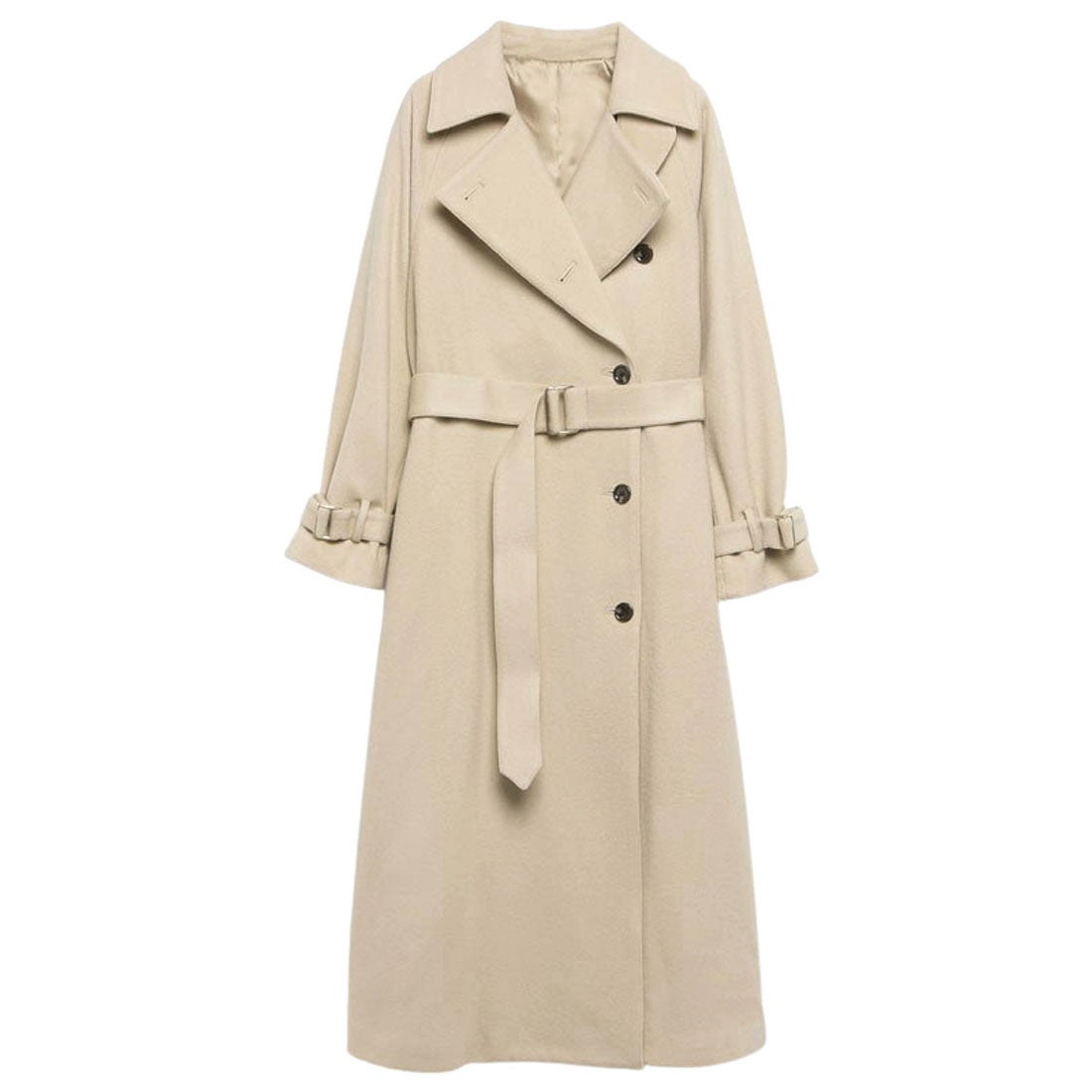 アニュアンス anuans ウールトレンチコート （BEIGE） -ファッション