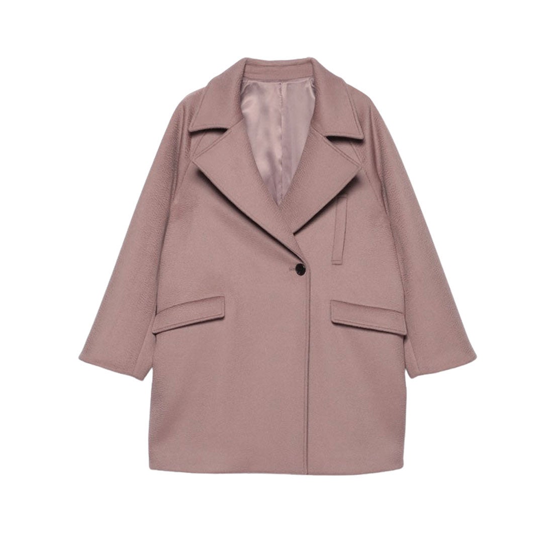 アニュアンス anuans ミドルスケールコート （PINK） -ファッション