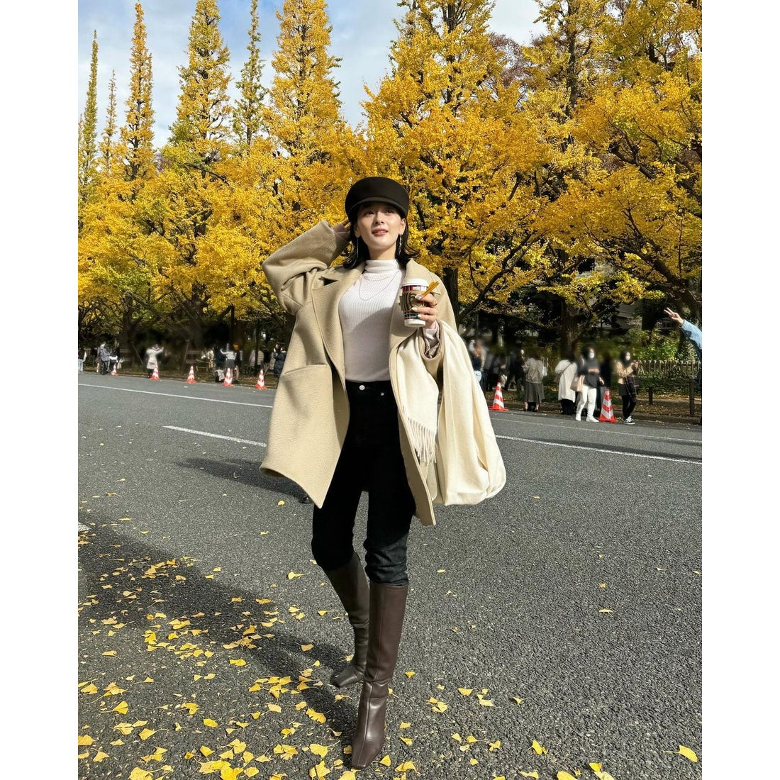 アニュアンス anuans ミドルスケールコート （BEIGE） -ファッション