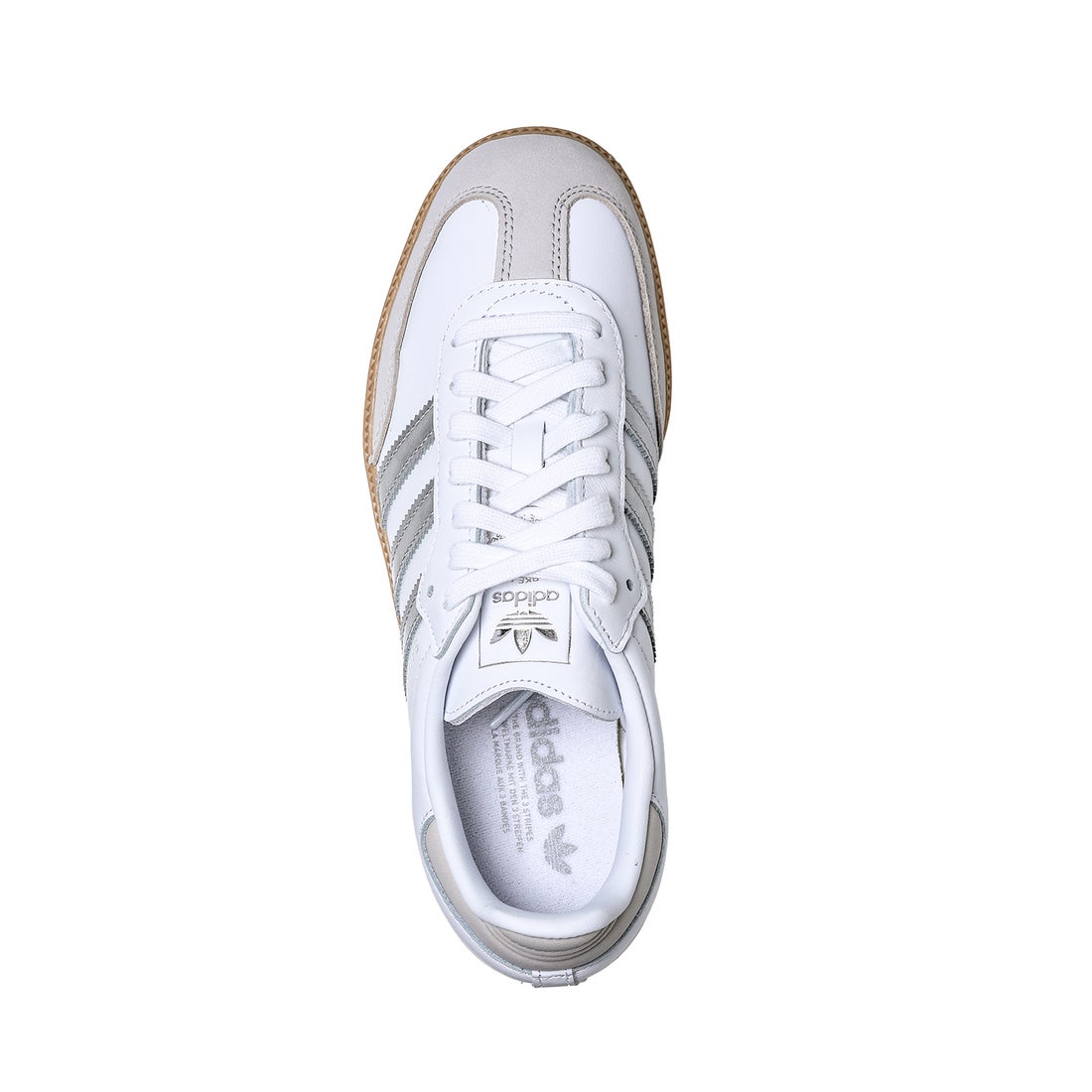 アディダス adidas SAMBA OG W （White × Silver Metallic × Gray