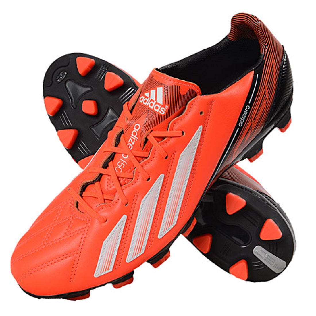 adidas アディダス アディゼロ F50 ジャパン TRX HG LEA(蛍光オレンジ