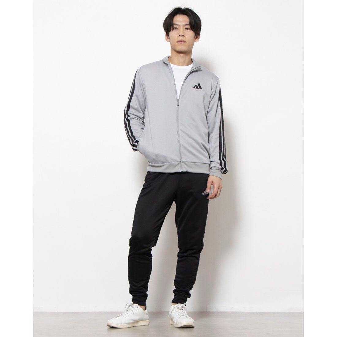 アディダス adidas メンズ ジャージ上下セット M 3S スウェットスーツ