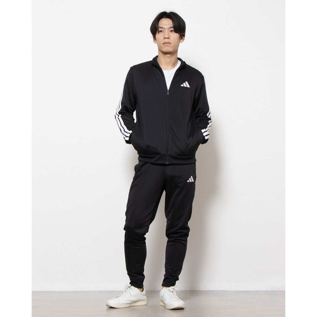 アディダス adidas メンズ ジャージ上下セット M 3S スウェットスーツ