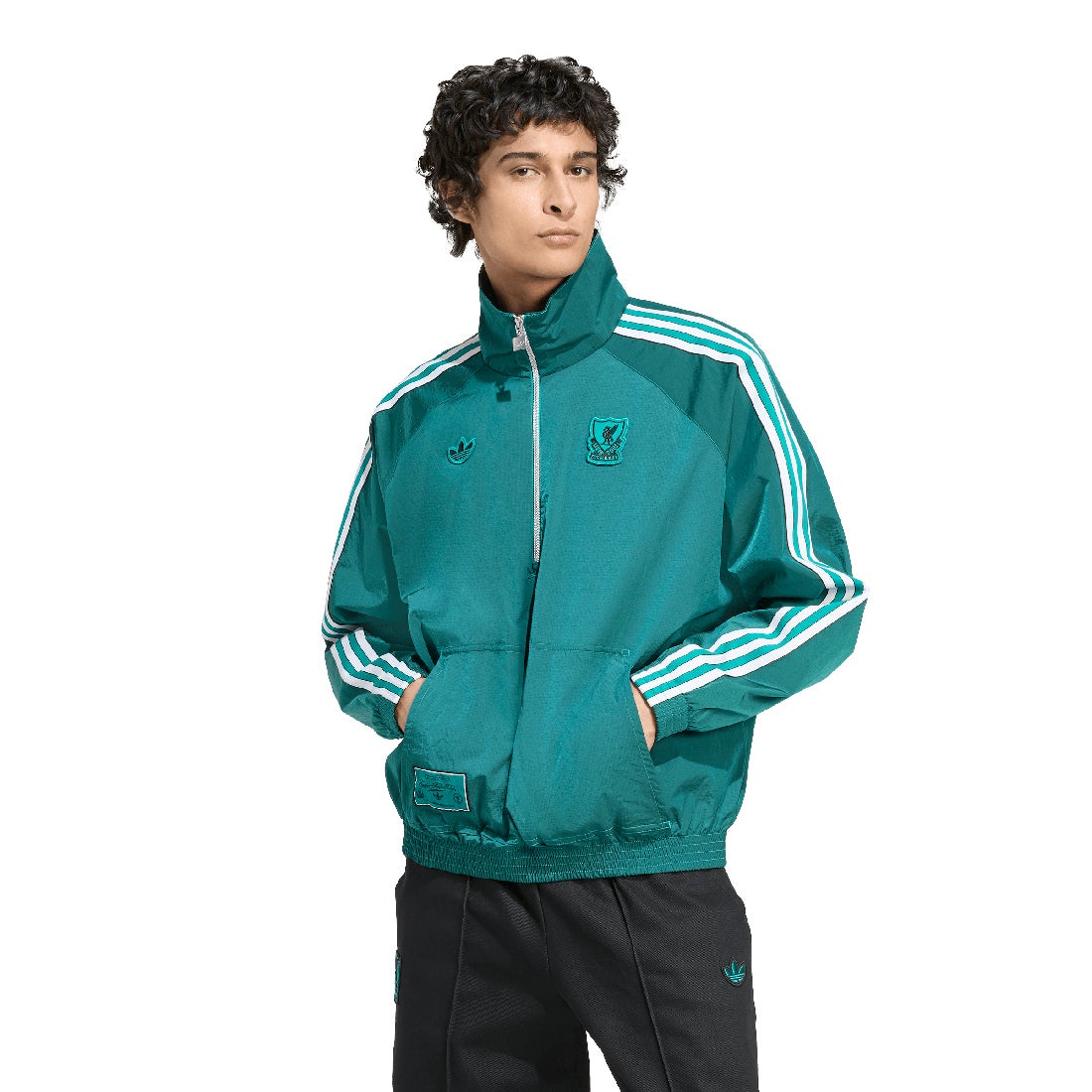 adidas リバプール 25/26 TERRACE ICON ハーフジップ ジャケット