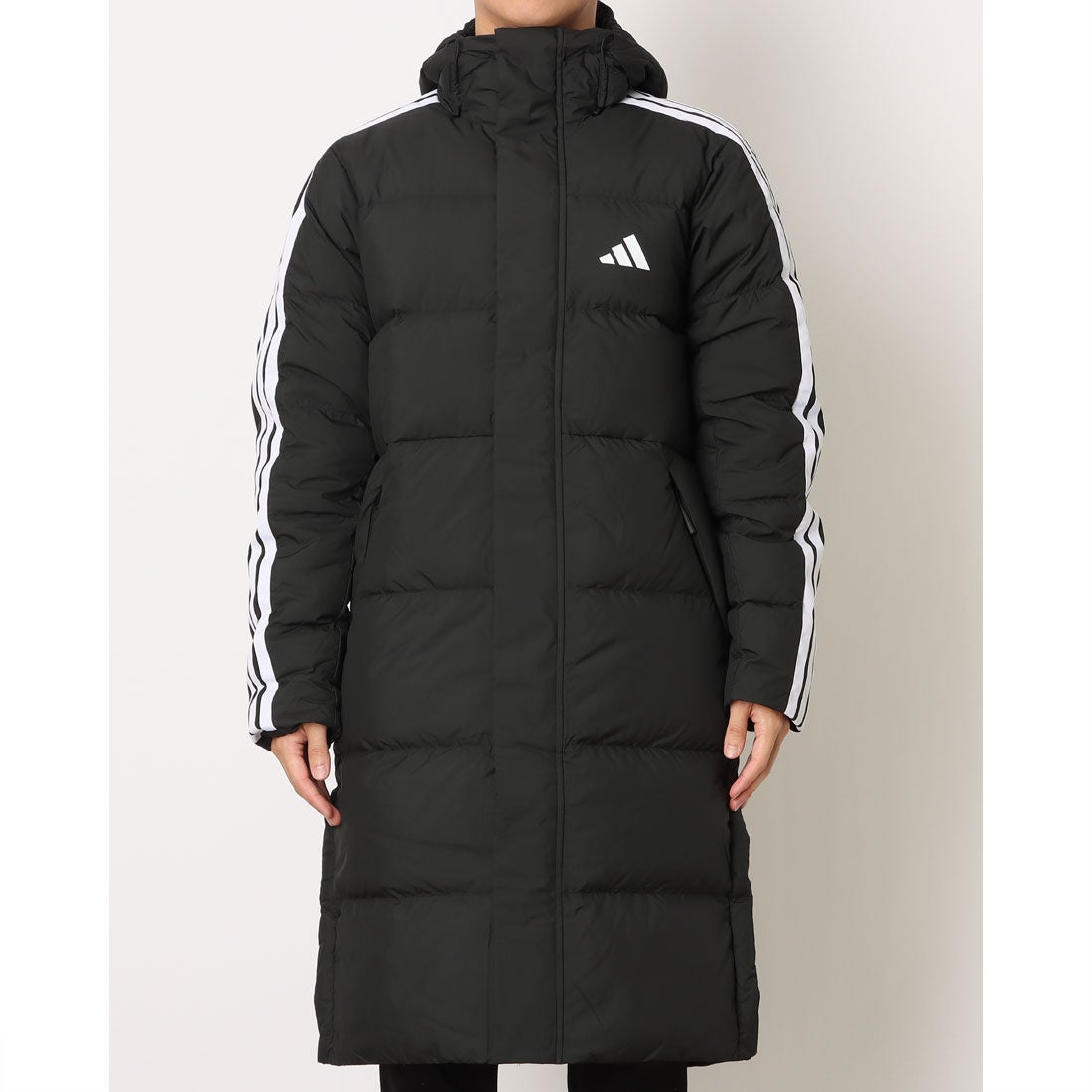 アディダス adidas メンズ ベンチコート スリーストライプス