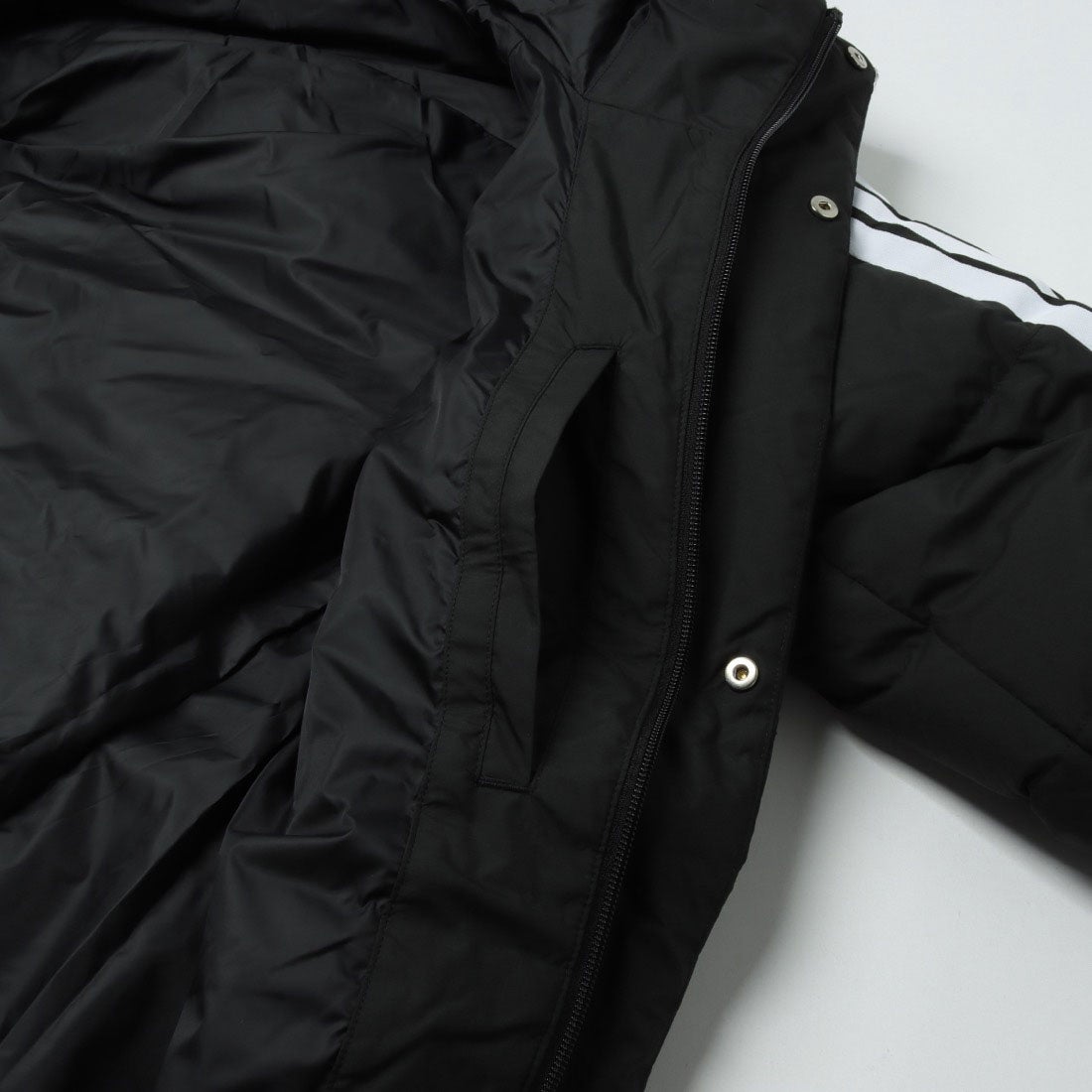 アディダス adidas メンズ ベンチコート スリーストライプス