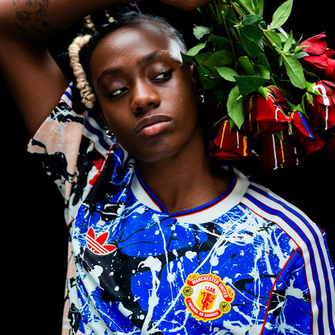 adidas マンチェスターユナイテッド × THE STONE ROSES ジャージ E4449