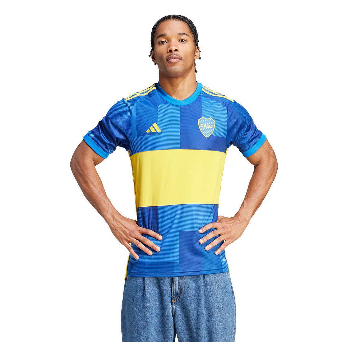 adidas ボカ・ジュニアーズ 2023 ユニフォーム ホーム 半袖 レプリカ